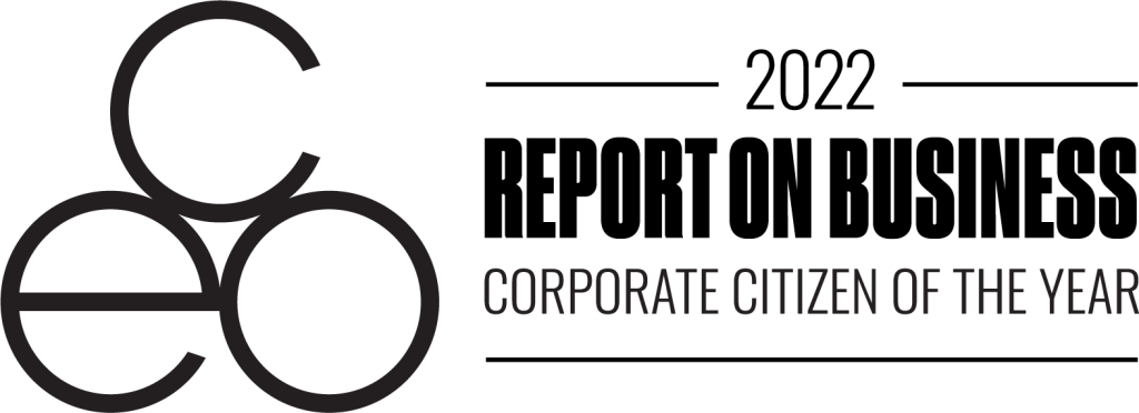 Report on Business 2022 corporate citizen of the year logo
