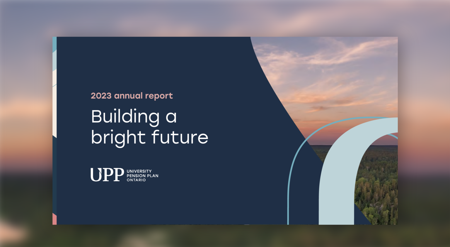 Building a bright future 2023 annual report cover