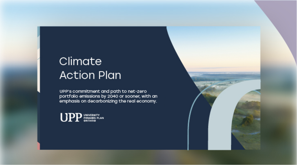 Climate action plan cover